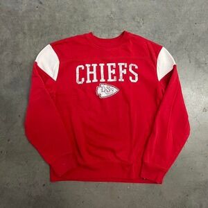 Vintage‎ style Kansas City chiefs crew neck sweatshirt